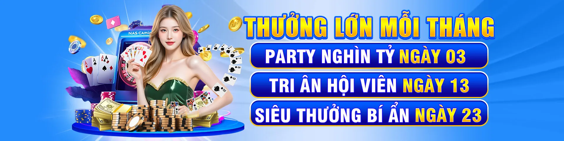 Hoàn trả cao hơn cho mọi trò chơi